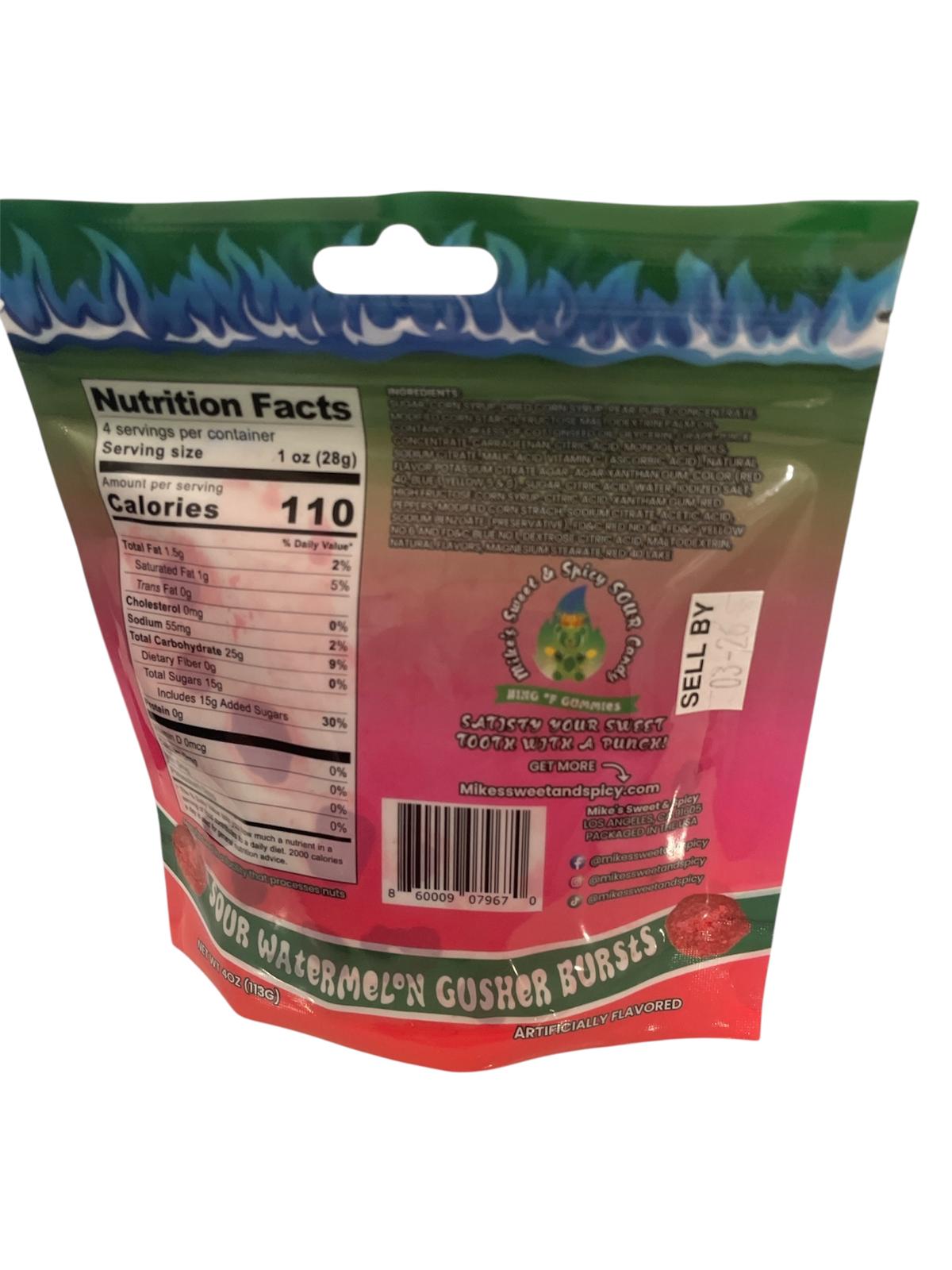 Mikessweetandspicy Sour Watermelon gusher Butsts 15-Count Bag - Image 2